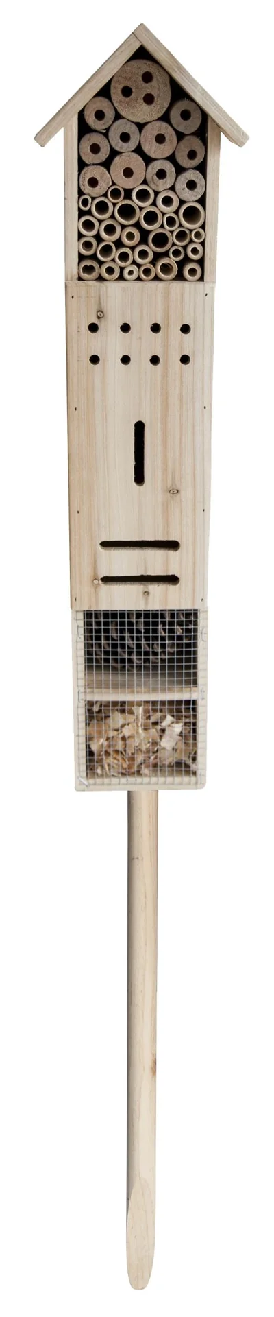 Insektenhotel XL mit Stab - 2