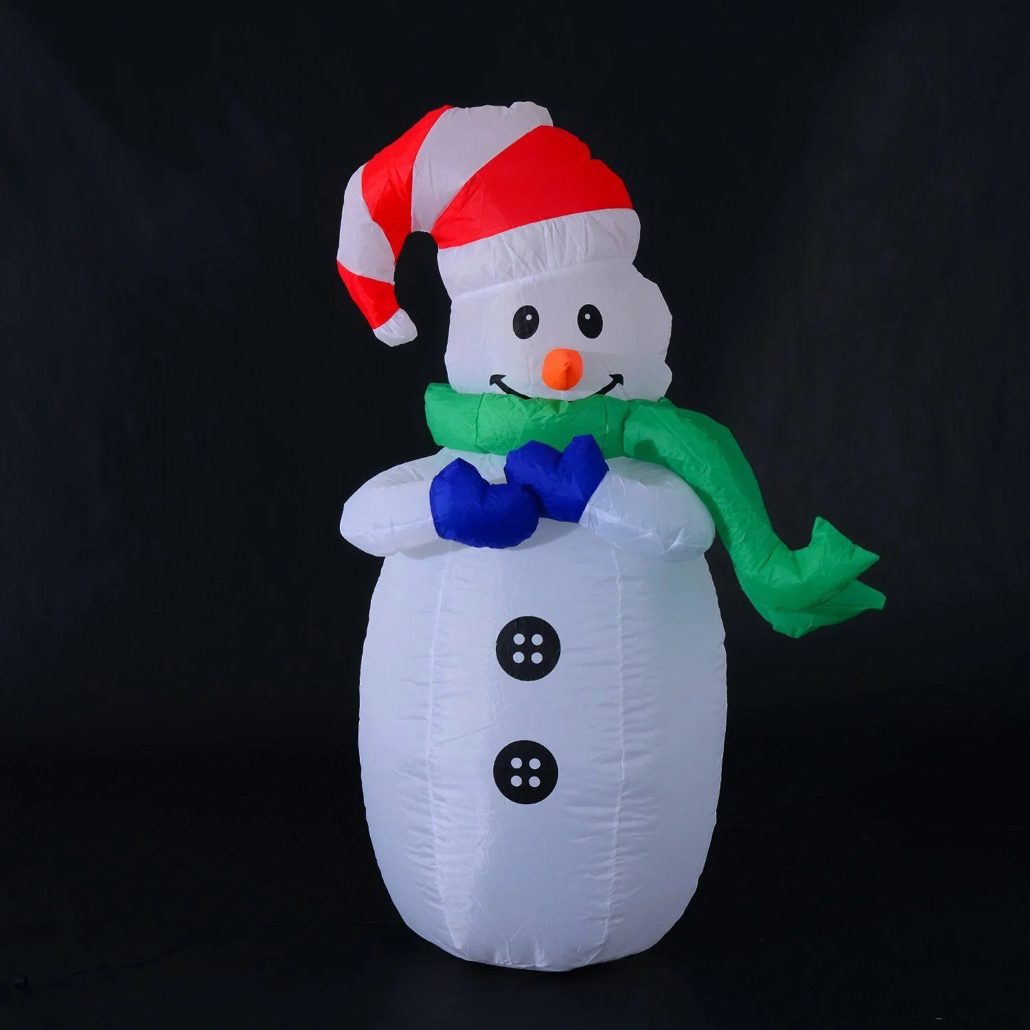 LED Schneemann aufblasbar Weihnachtsdeko beleuchtet - 3