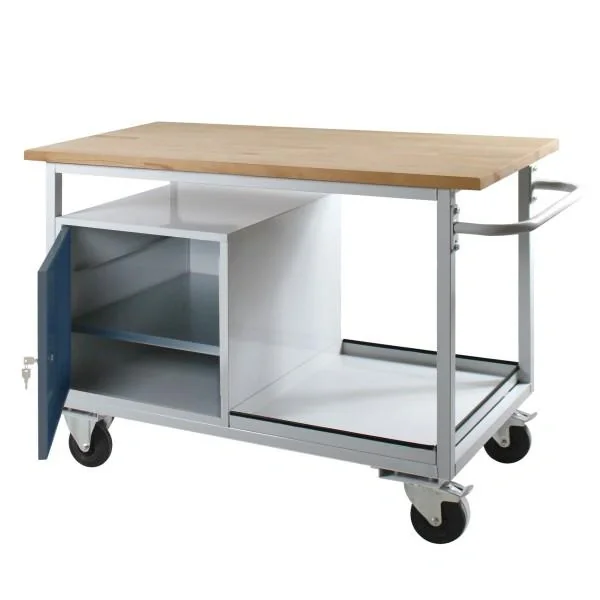 Mobile Werkbank / Tischwagen "EKO", 1 Tür, L1300xB600xH850mm - 2