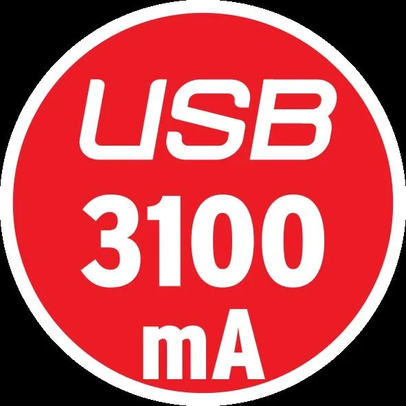 Steckdosenleiste Premium-Protect-Line Duo 14-fach, Überspannungsschutz 120.000A, USB 3.1A, 3m Kabel - 6