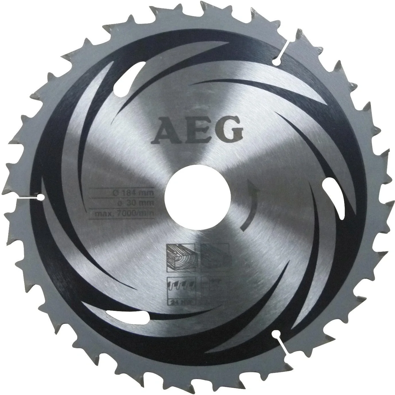 Kreissägeblatt KS C 66 184 x 30 mm (24 Zähne) - 1