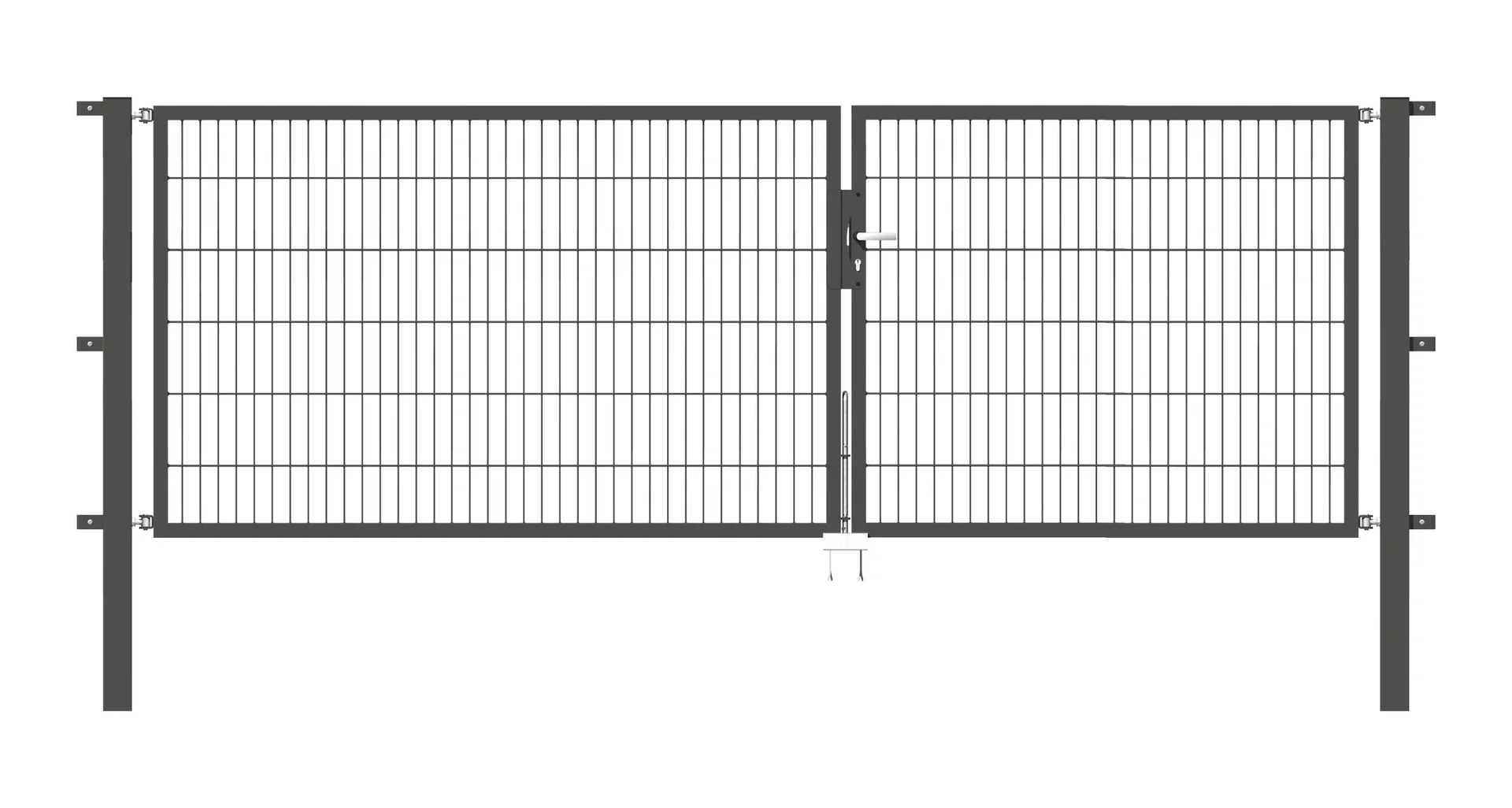 Doppeltor Flexo mit Zubehör, anthrazit, Breite 350 cm, Höhe 120 cm, PF: 80x80 cm - 3