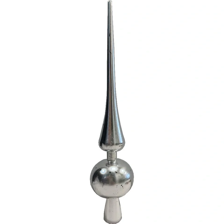 Schwarzwälder Weihnachtsbaum-Paket 150cm Silber + Weihnachtskugeln + Weihnachtsbeleuchtung + Weihnachtsgirlande + Spitze - 6