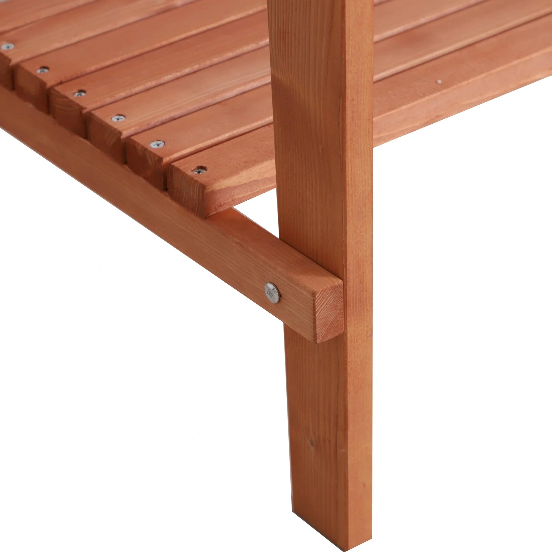 Holzhocker Beistelltisch Blumenständer Kinderstuhl Schemel Allzweck Tannenholz Natur 50 x 50 x 60 cm - 7