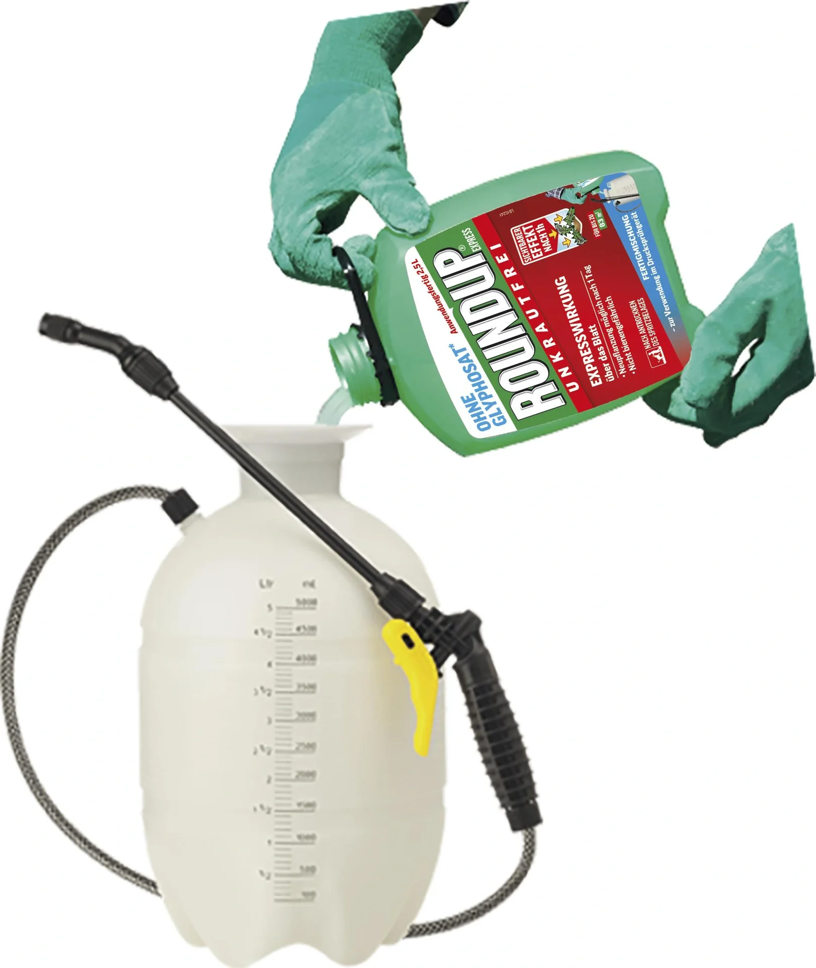 RoundUp Express, Unkrautmittel, 5 Liter - 2