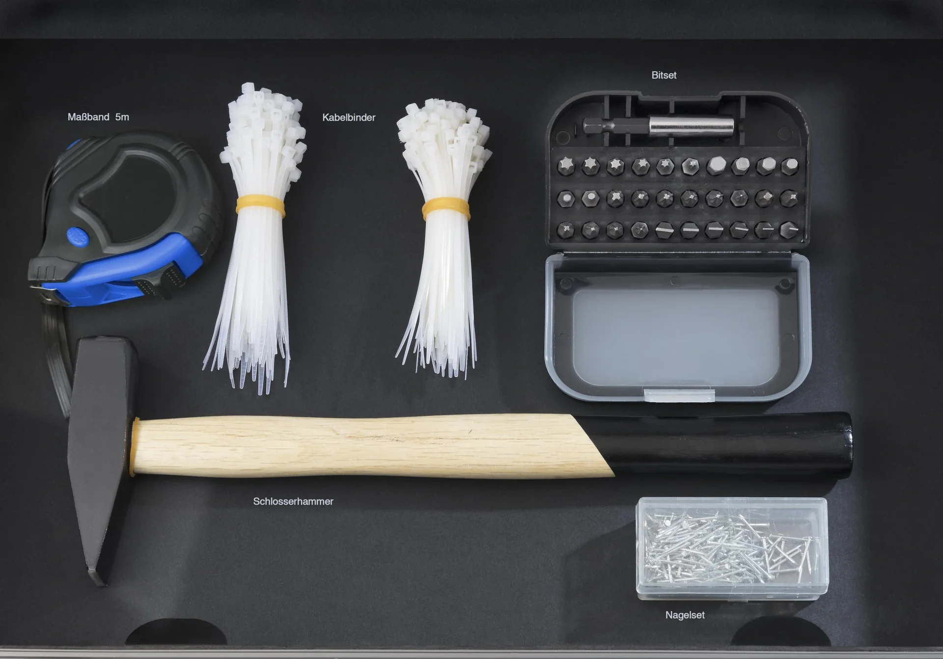 Aluminium - Werkzeugkoffer 105-teilig 3/8" / 1/4" - 12