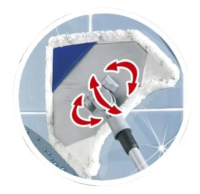 Multiflex Wischer, mit Teleskopstiel und 3 Bezüge - 12