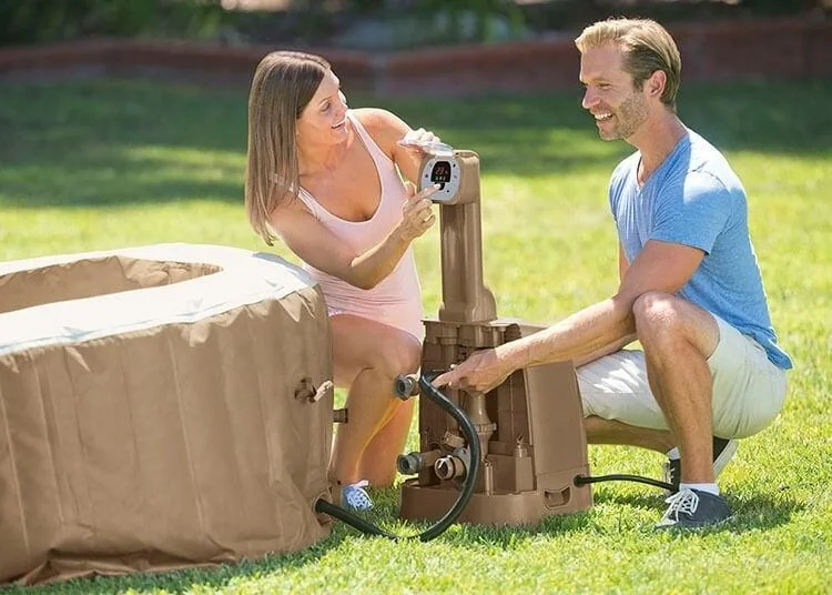 Bubble Spa mit Energy Efficient Spa Cover 91 x 71 cm - 9