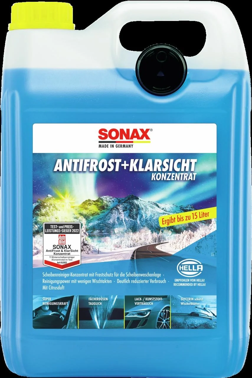 Antifrost & KlarSicht Konzentrat mit Ausgießer, 5 Liter Kanister - 1