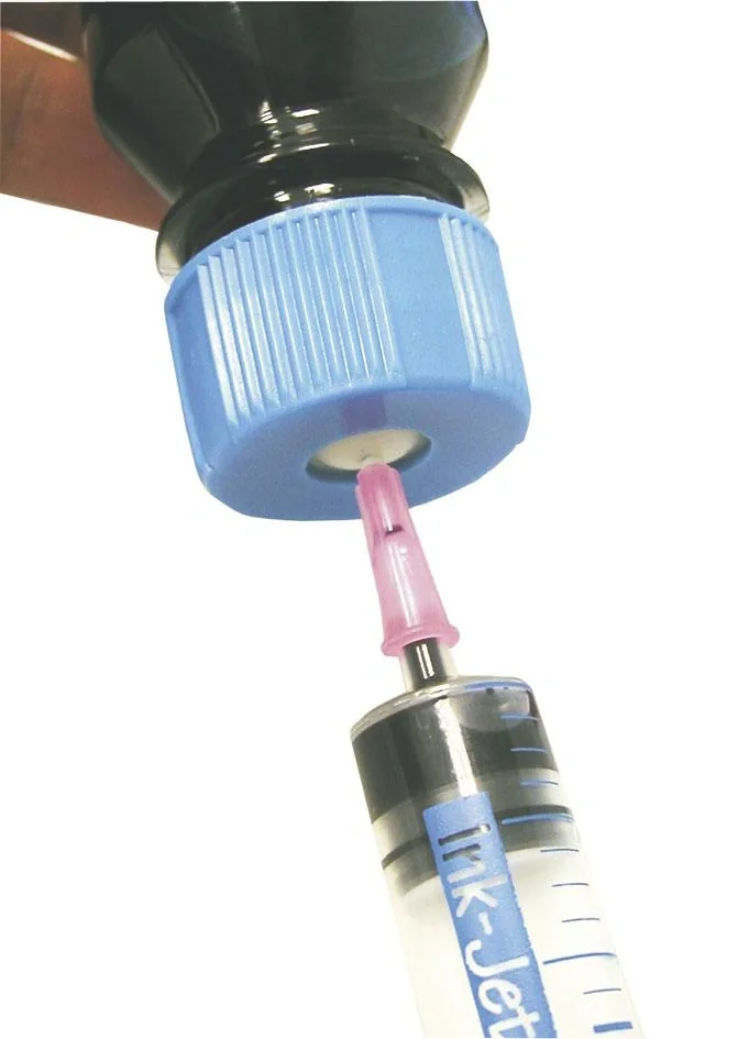 Lexmark schwarz: 120 ml Tinte schwarz + 50 ml Druckkopfreiniger - 3