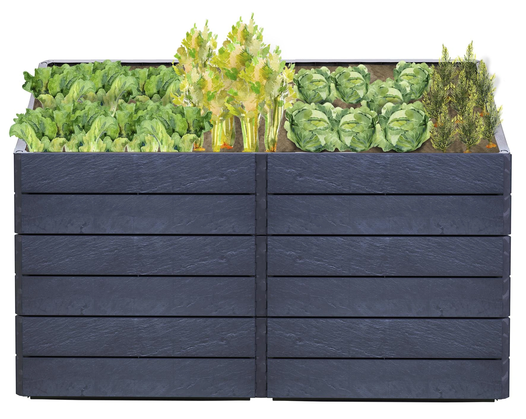 Hochbeet ERGO QUADRO 2 L 75 - 1