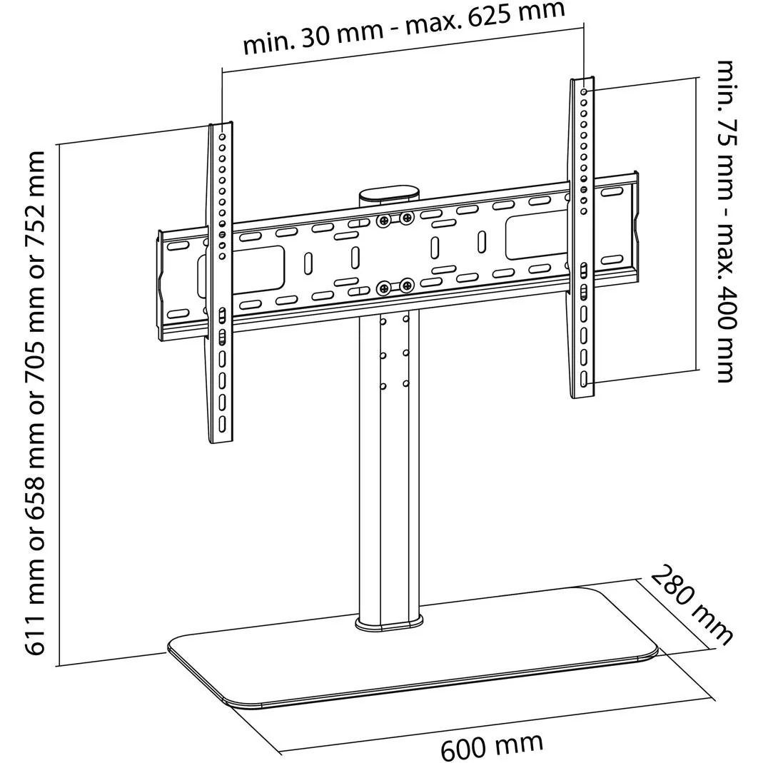 TV-Ständer fixiert 32 - 65 " 45 kg - 7