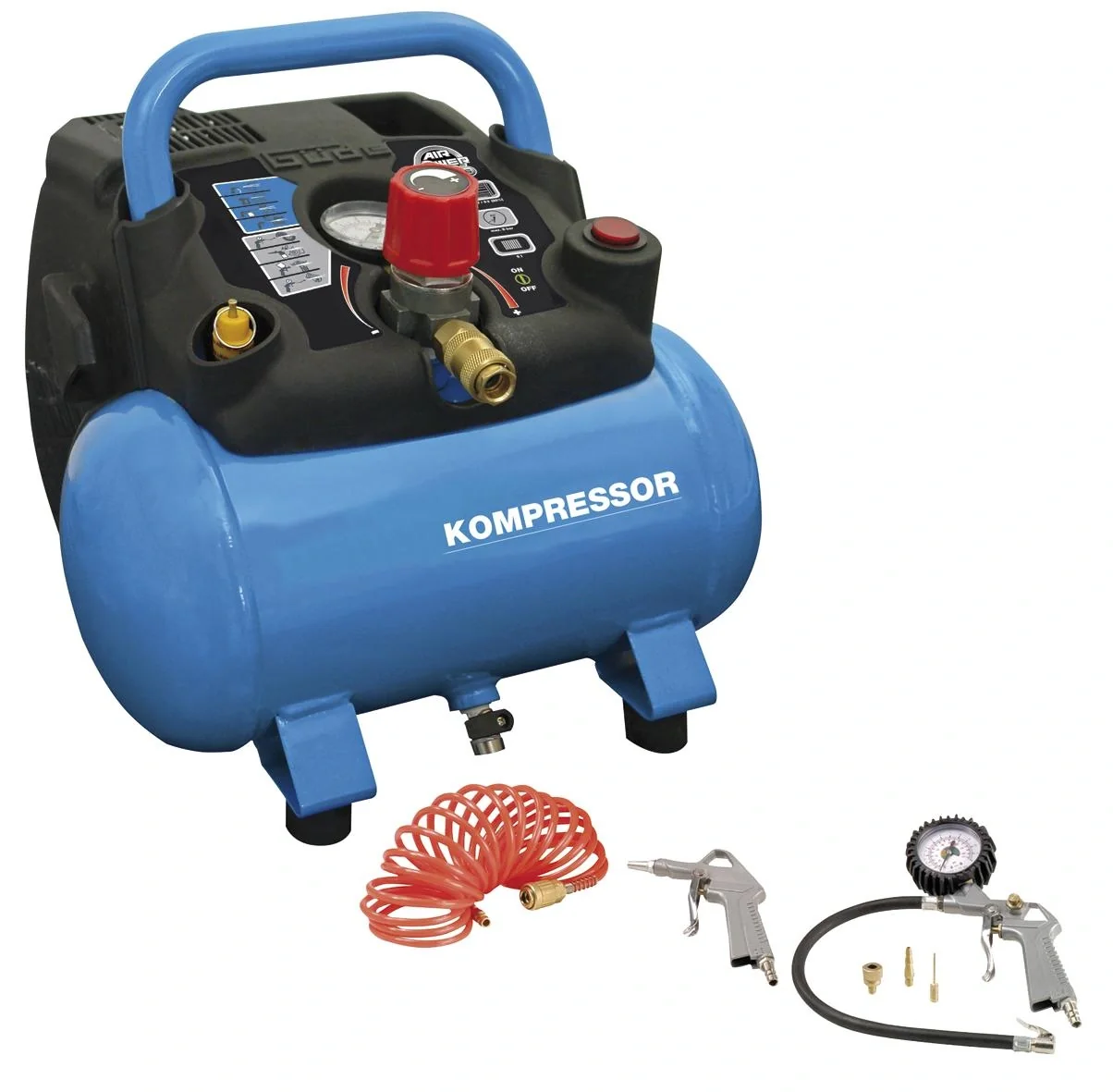 Kompressor Airpower 190/08/6 - 7-teilig - 6