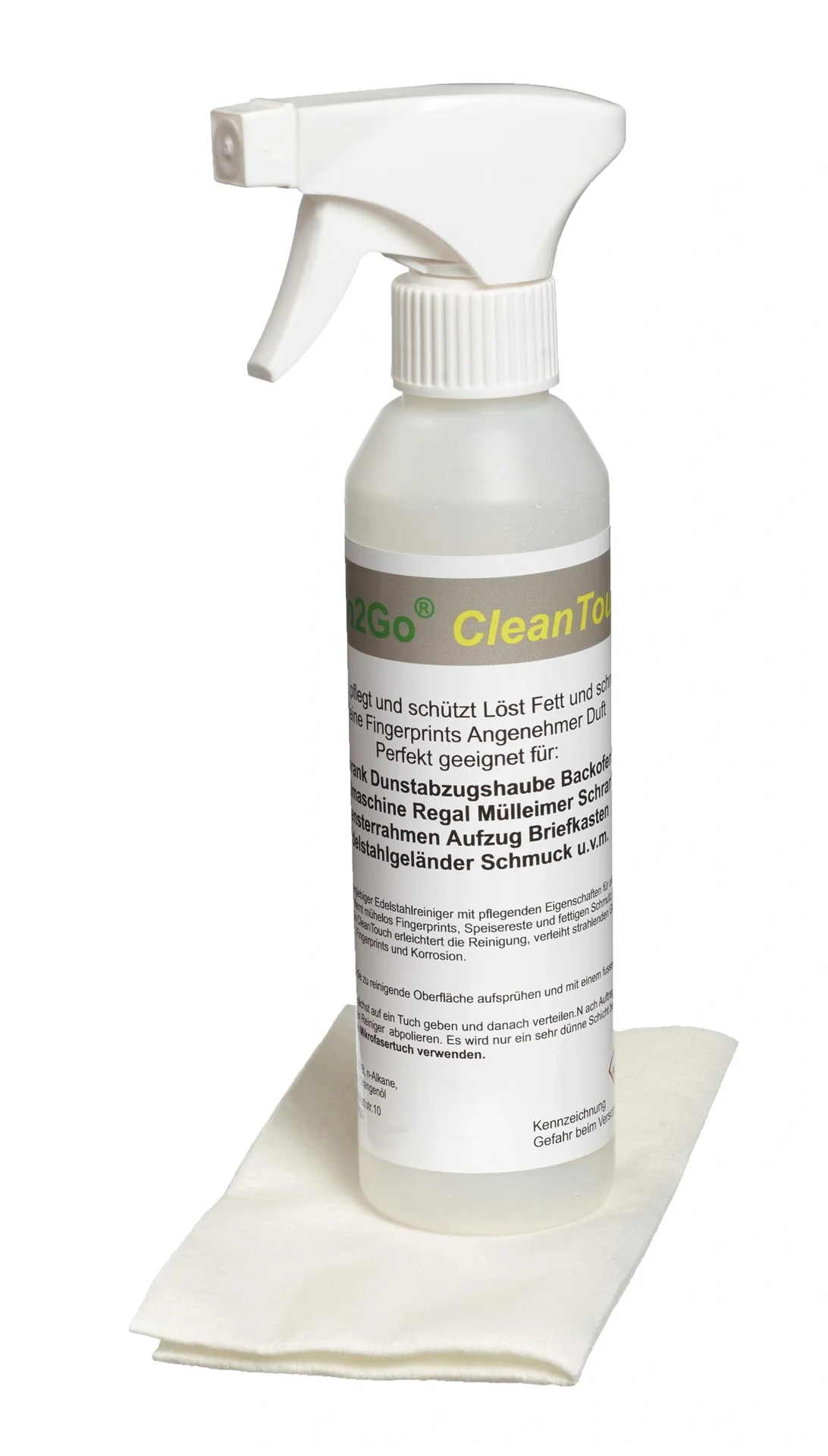 Edelstahlreiniger "Edelstahl-Glanz", 250 ml + Reinigungstuch - 1