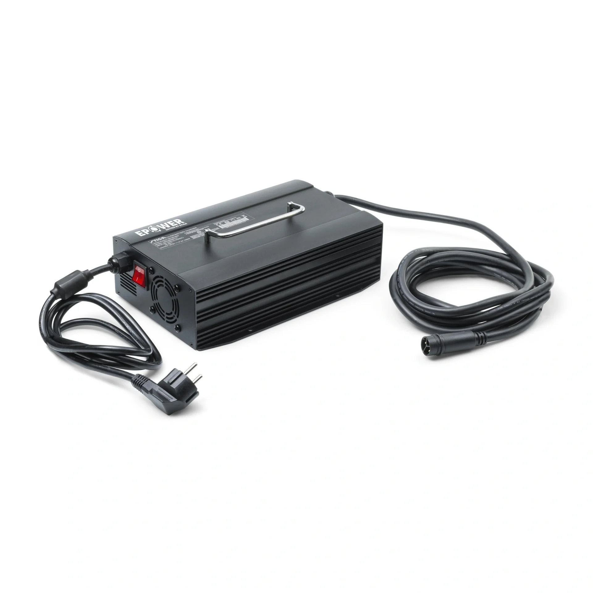 E-Power Schnellladegerät für Tornado und Estate Akku-Rasentraktoren - 1