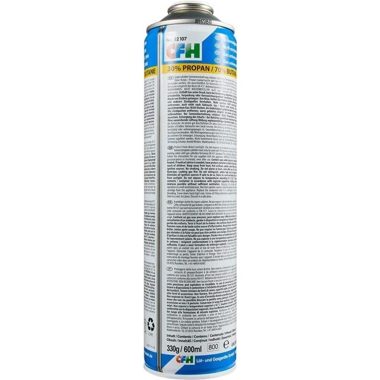 Universal-Gasflasche für Unkrautbrenner mit Gewindeanschluss - 1