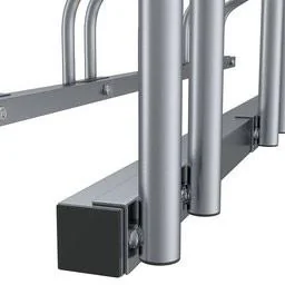 2 Stück Fahrradträger - Fahrradschuppen für 12 Fahrräder - 160x32x27 cm - Fahrradträger aus Metall - 8