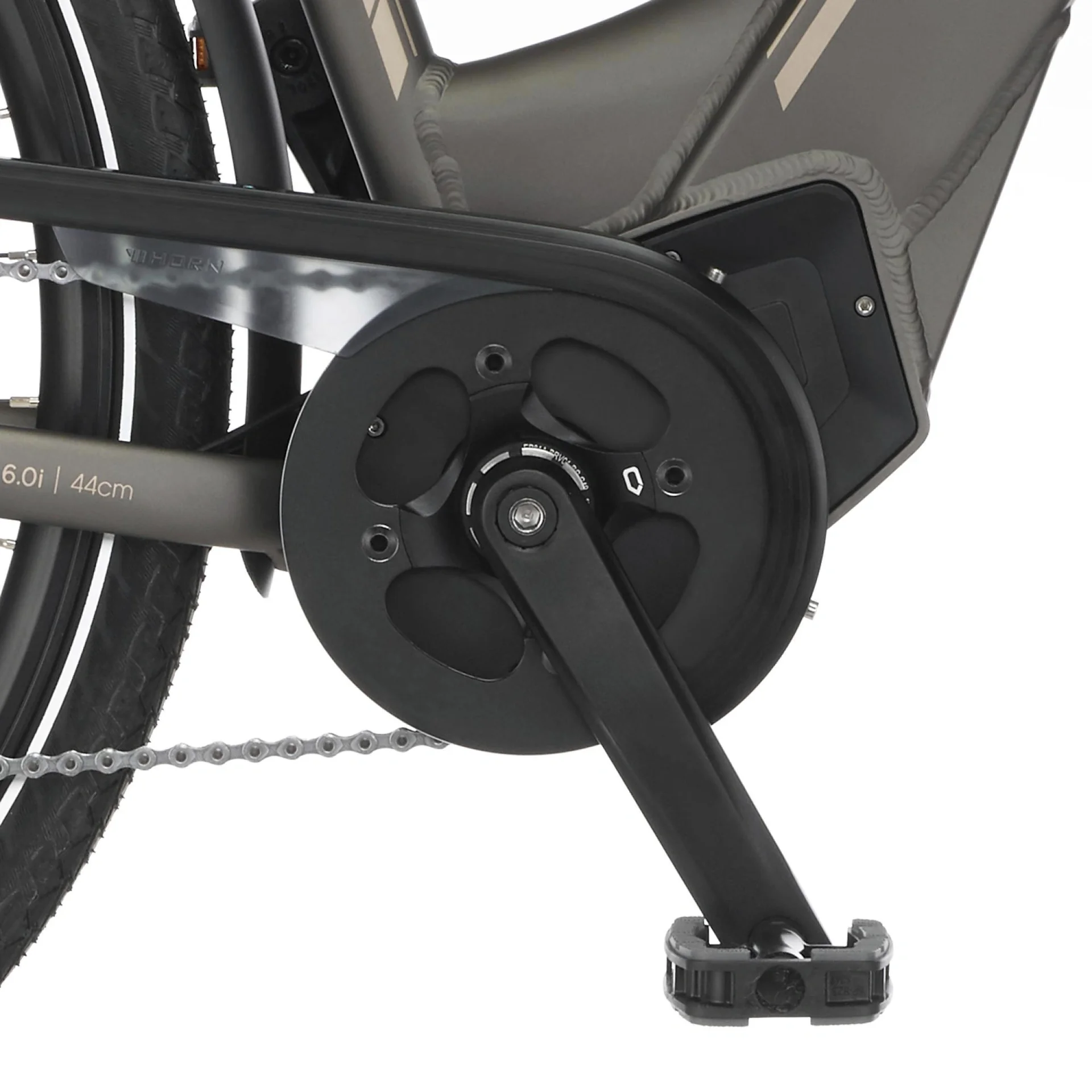 Unisex E-Bike City, 28 Zoll, Rahmengröße 44cm, 10-Gang Kettenschaltung, platingrau matt, CITA 6.0i - 12