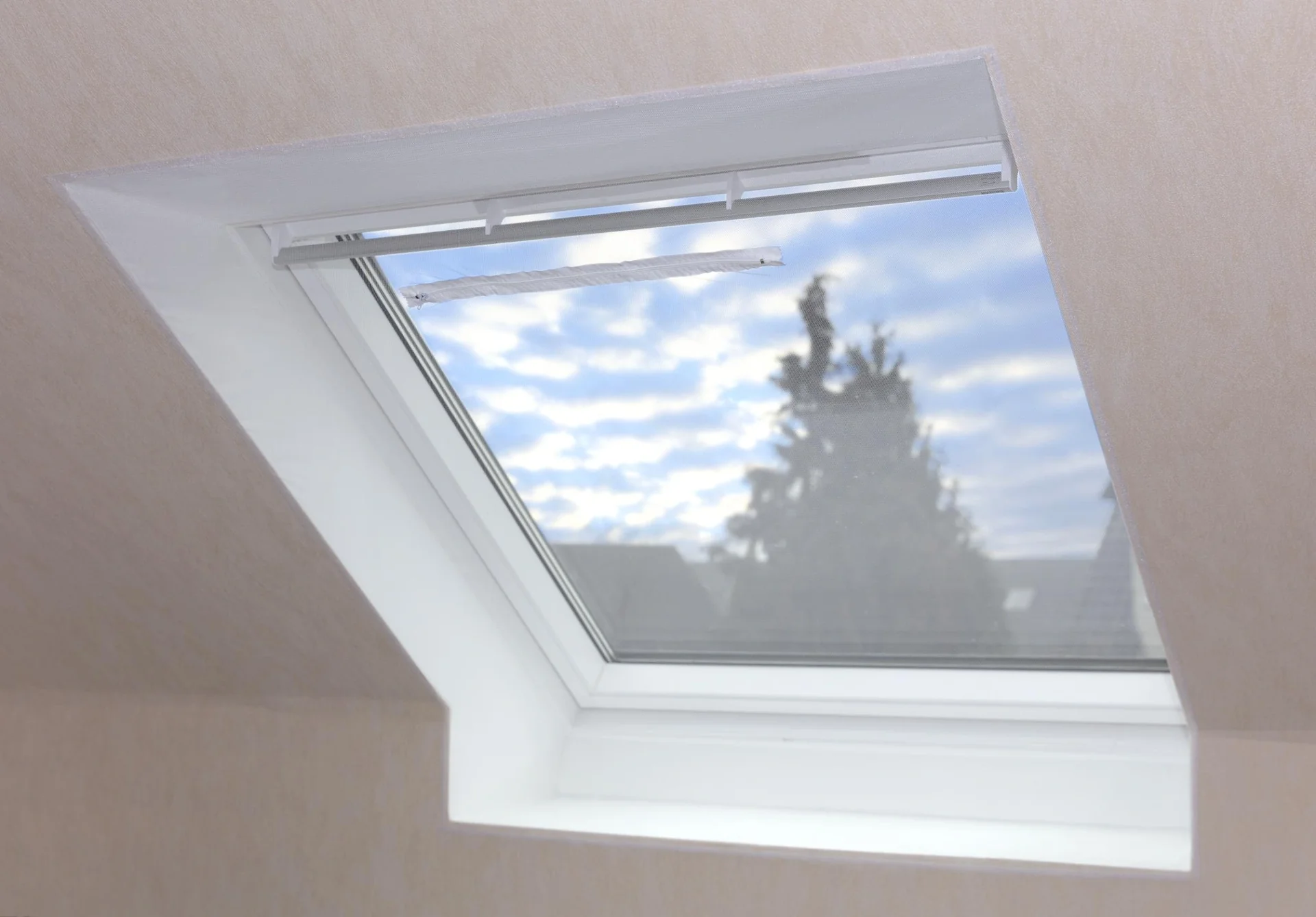 Fliegengitter für Dachfenster, weiß, 2 Stück - 3