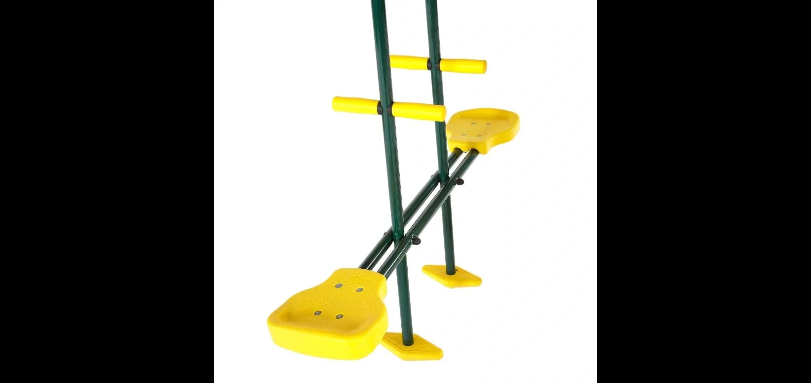 Holz Schaukelset Meerkat, Outdoor-Schaukelset, Kinder, Einzelschaukel, Kletterseil, Tellerwippe, Rutsche, natur - 9