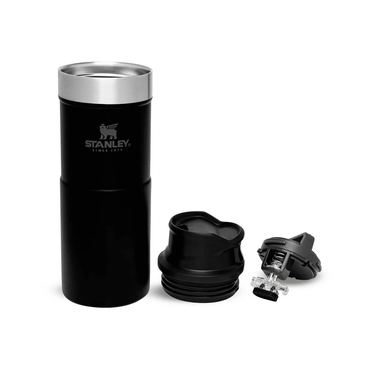 Trigger-Action Travel Mug 0,35 l, Matte Black, Vakuumisolierung, Einhandbedienung - 9