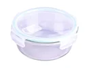 Glasfrischhaltedose mit Mikrowellendeckel rund 950 ml - 2
