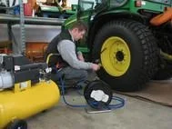 Druckluftschlauchtrommel, 20 m x Ø 6/12 mm - 3