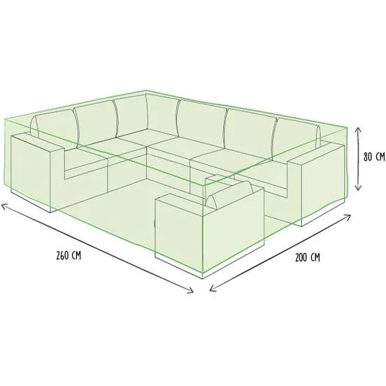 Schutzhülle für Lounge-Set - 260 x 200 x 80 cm - 3