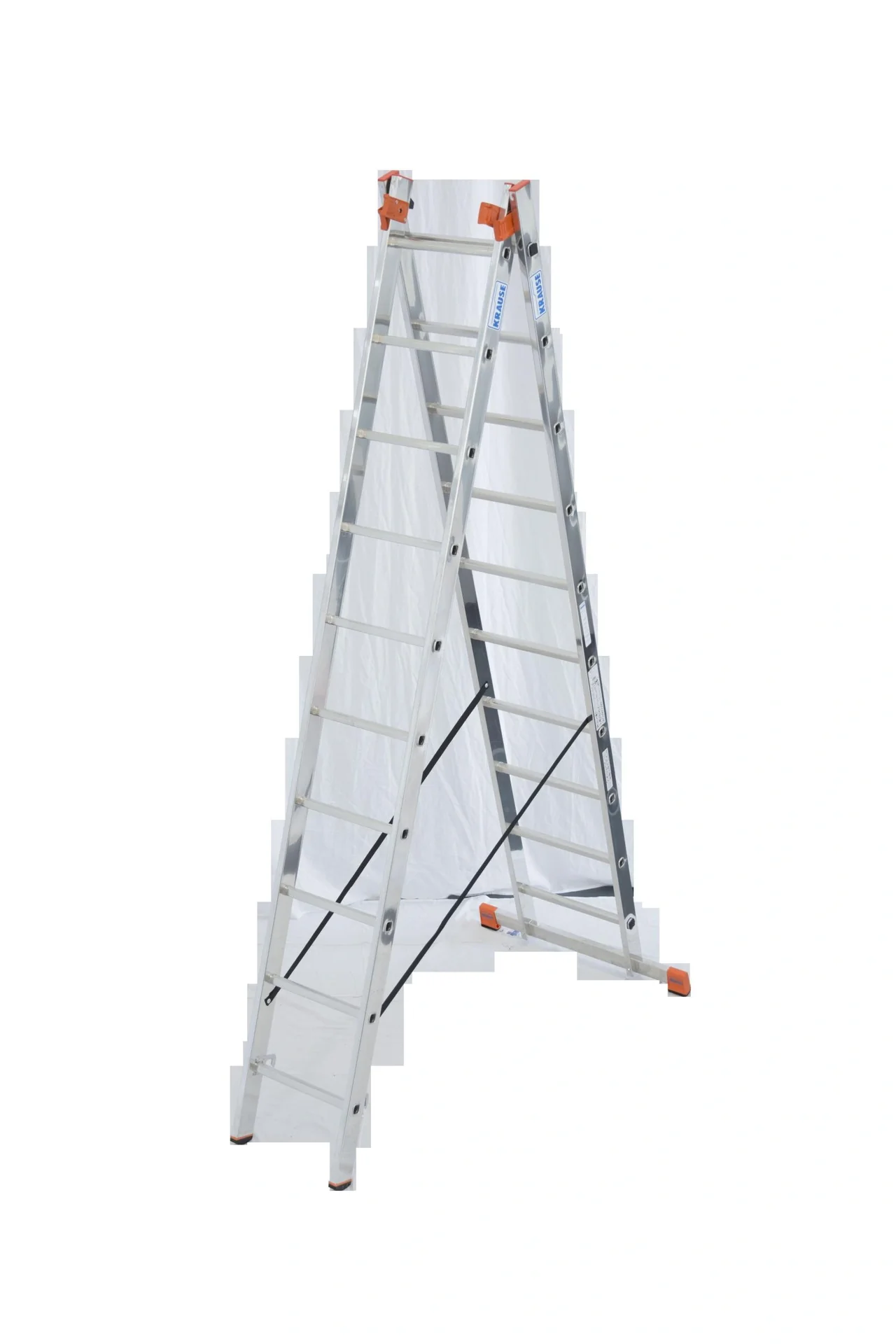 Tribilo Sprossen-Vielzweckleiter 3-teilig, 3 x 10 Sprossen - 11