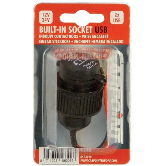 Einbau Steckdose 2x USB 2,1A 12V - 3