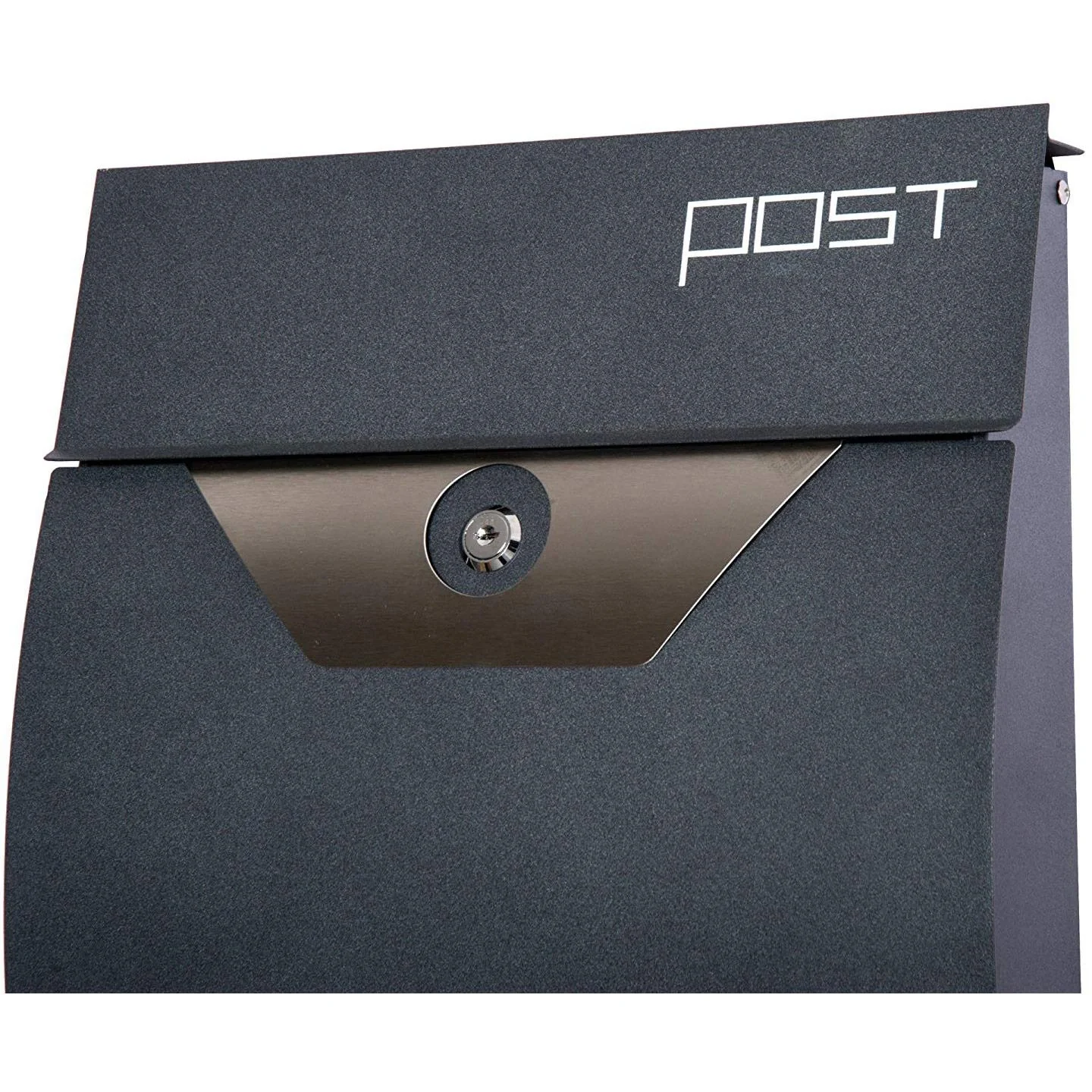 Briefkasten Wandbriefkasten mit Zeitungsfach abschließbar 2 Schlüssel Stahl - 8