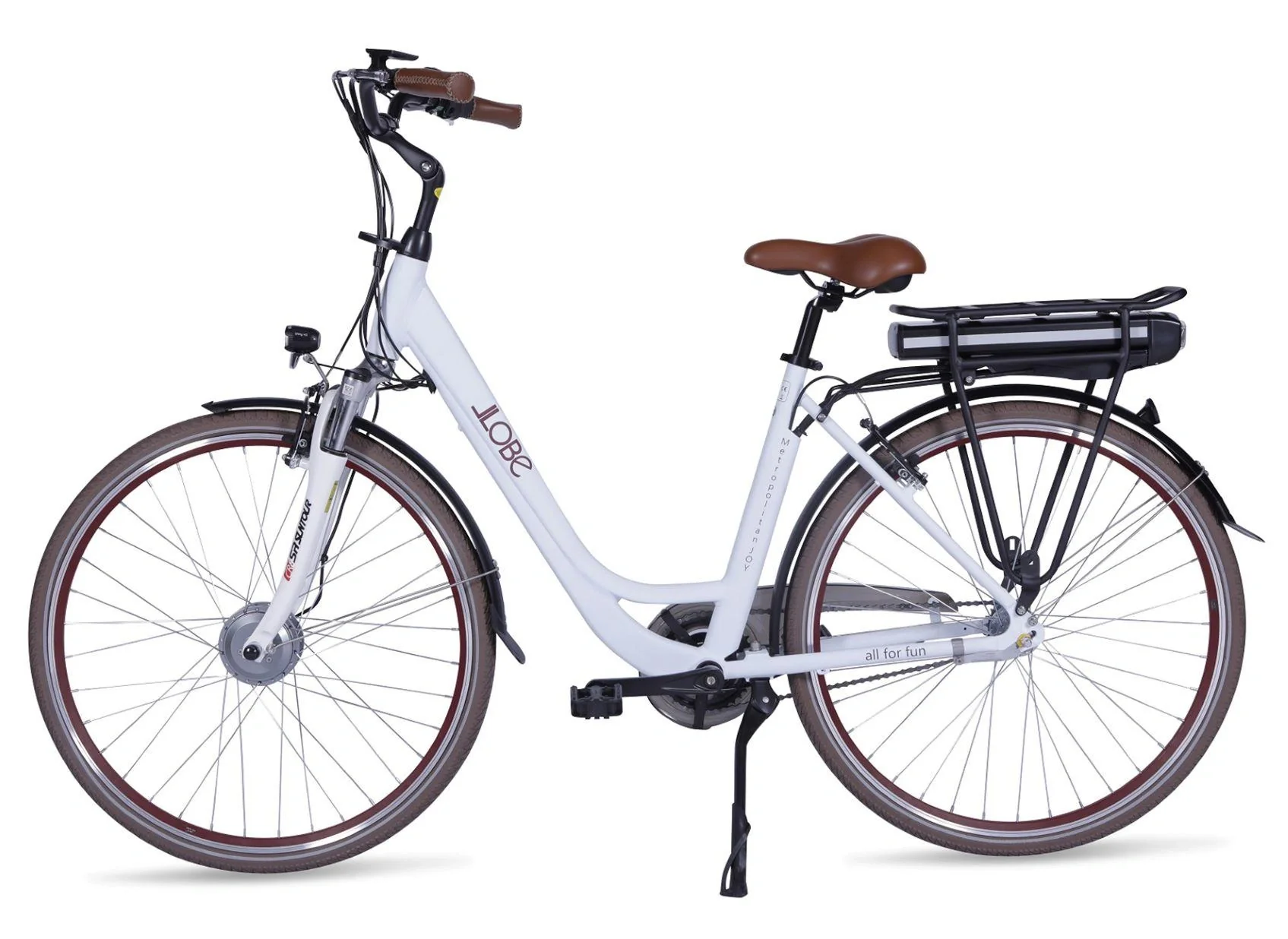 Unisex City E-Bike 28 Zoll, Rahmengröße 50 cm, 7-Gang Nabenschaltung, Metropolitan Joy 2.0 Modernwhite 8Ah - 6