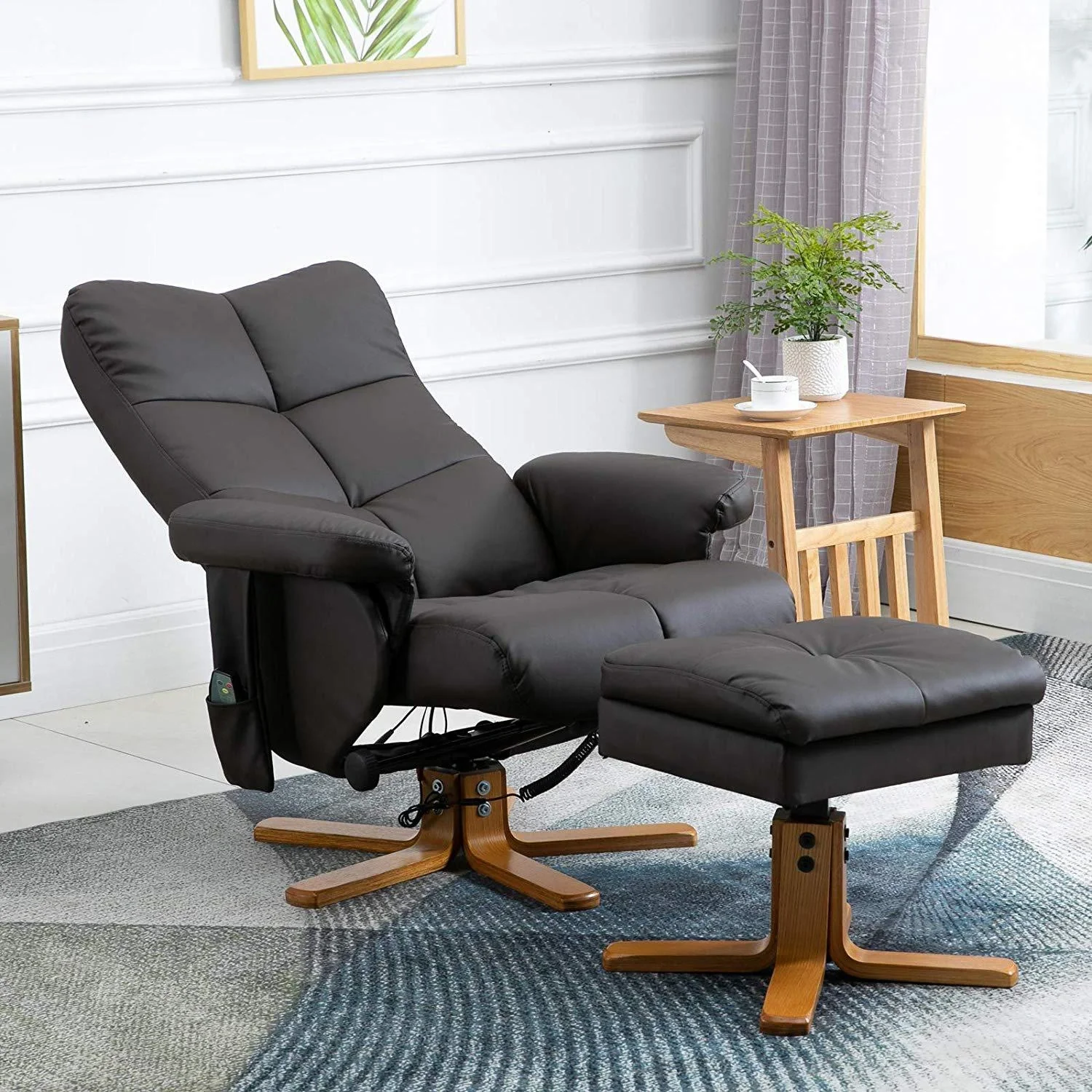 Massagesessel mit Fußhocker - 1
