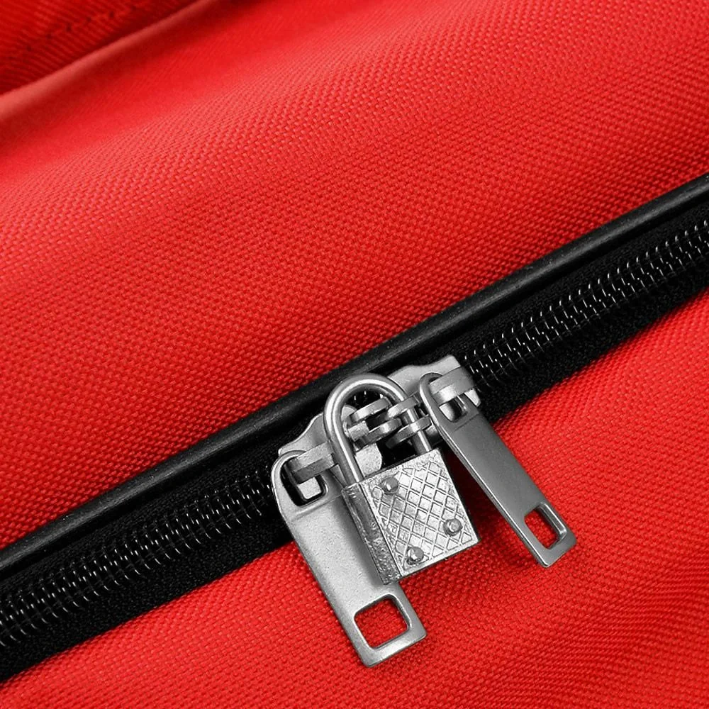 XXL Reisetasche mit Trolleyfunktion rot 160 LITER - 10