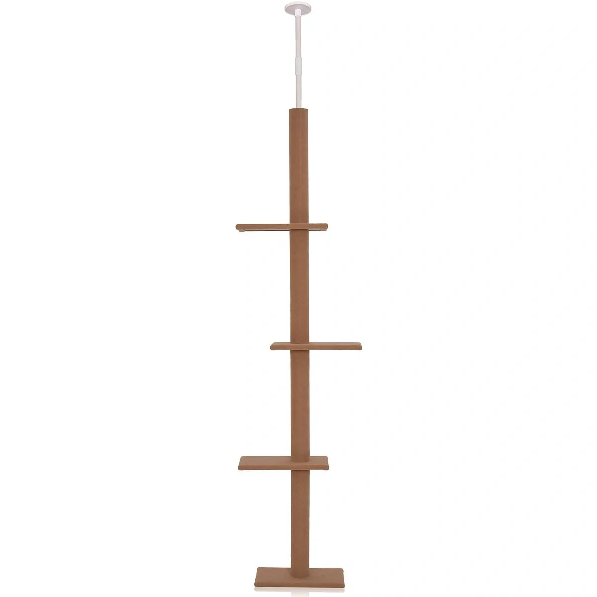 Kratzbaum-Wandhalterung höhenverstellbar, braun - 1