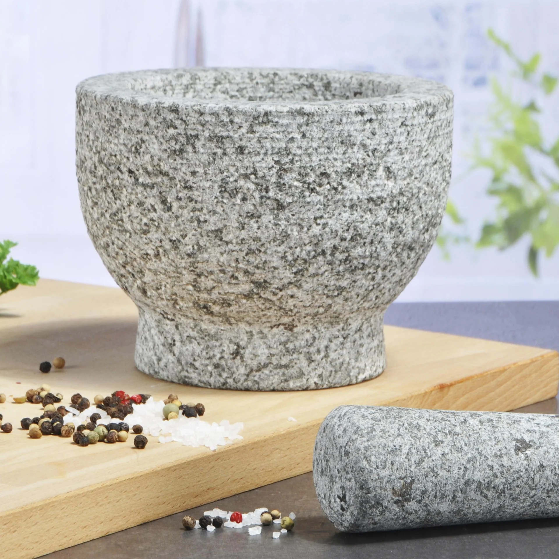 Granitmörser mit Stößel - 2