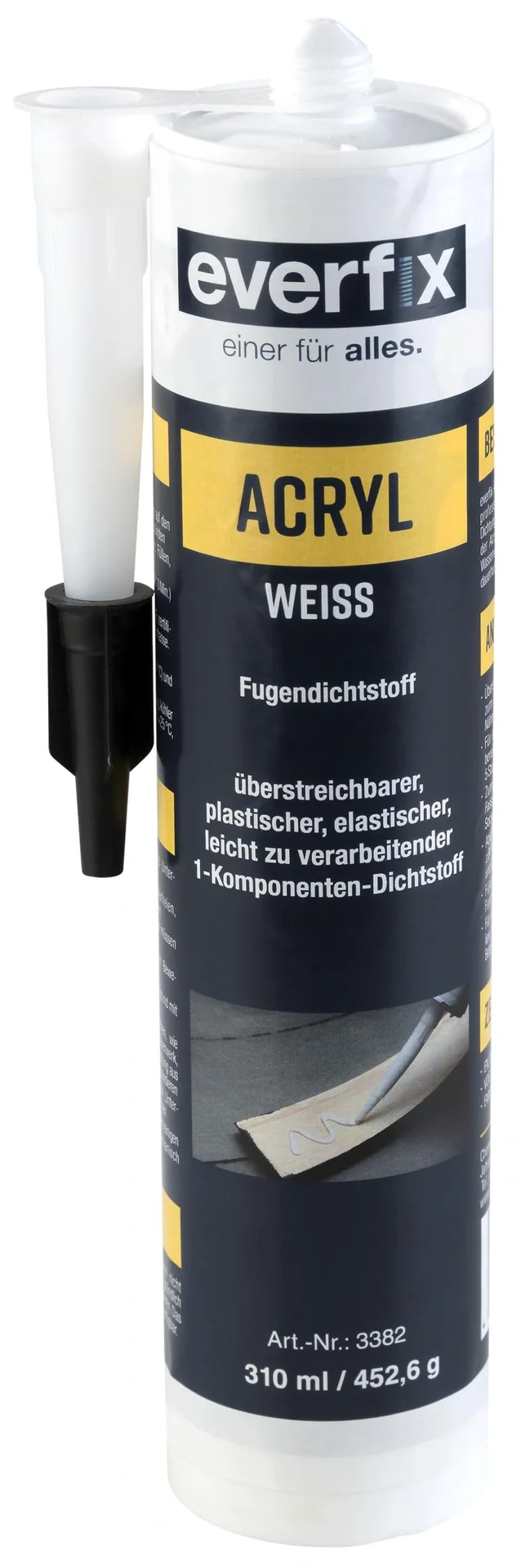 Acryl weiß, 310 ml - 1