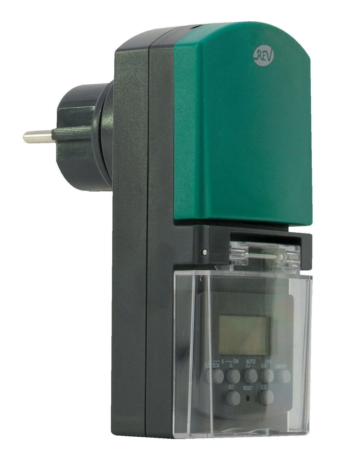 Digitale Außen - Zeitschaltuhr, Farbe: anthrazit-grün - 1