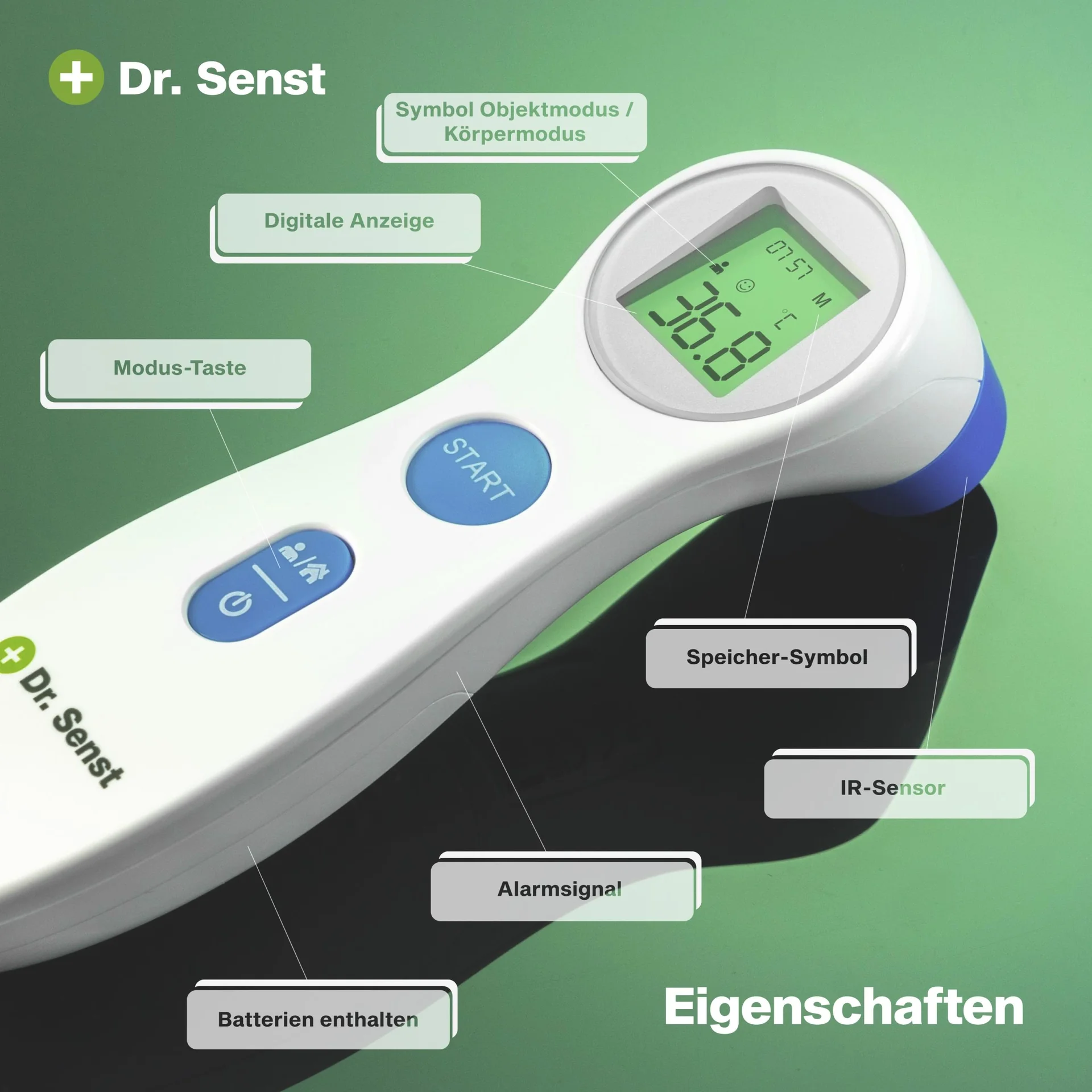Infrarot Stirn-Thermometer - 12