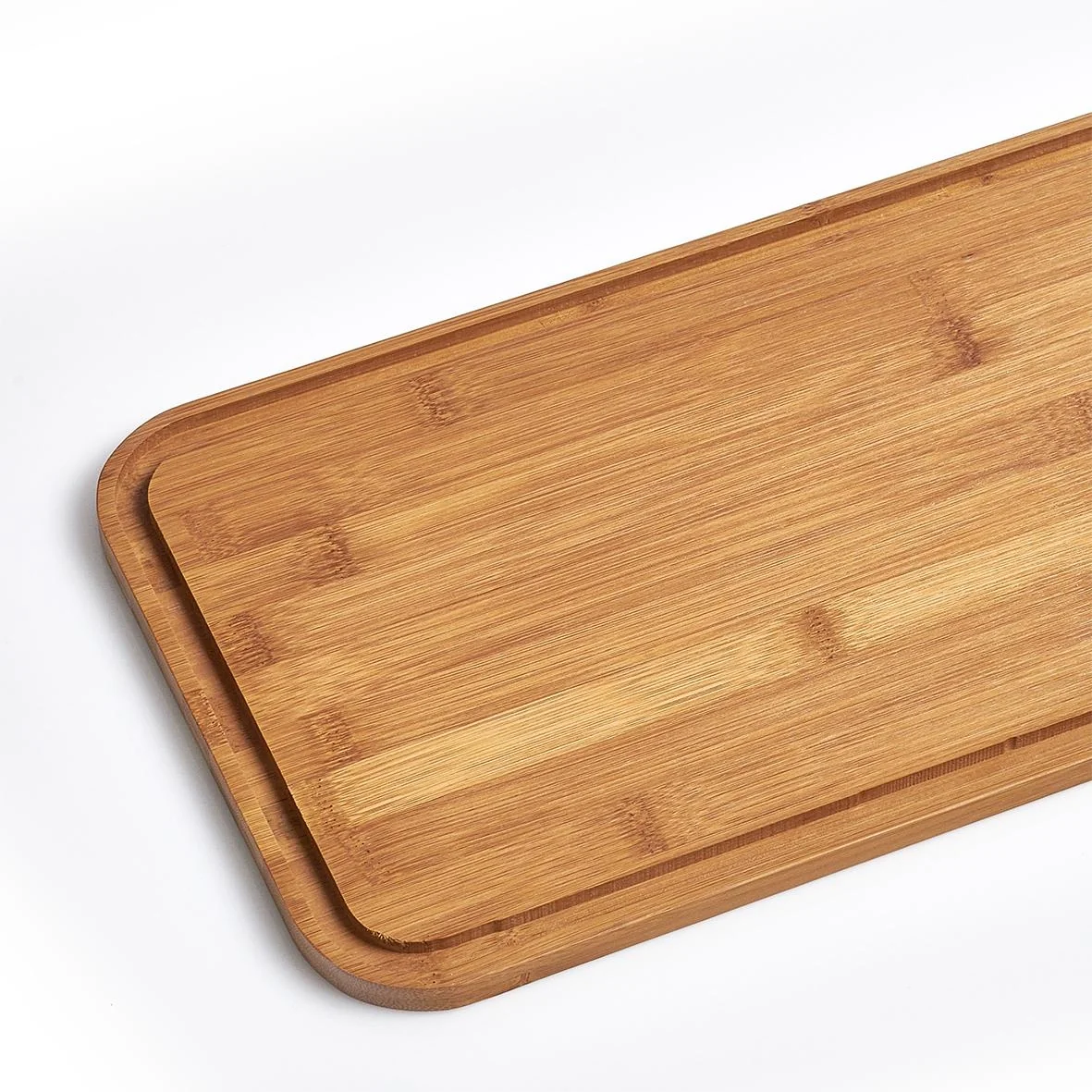 Brotkasten mit Bambusdeckel, Metall, matt weiß - 6