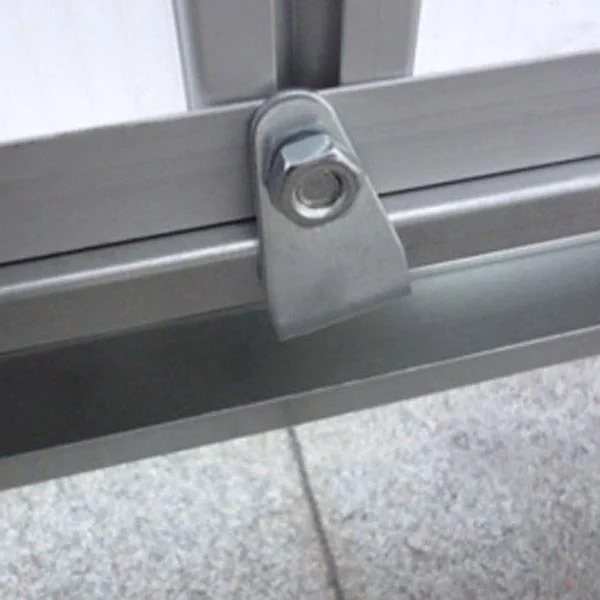 Aluminium-Gewächshaus 7,6 m³ mit Fundament - 9