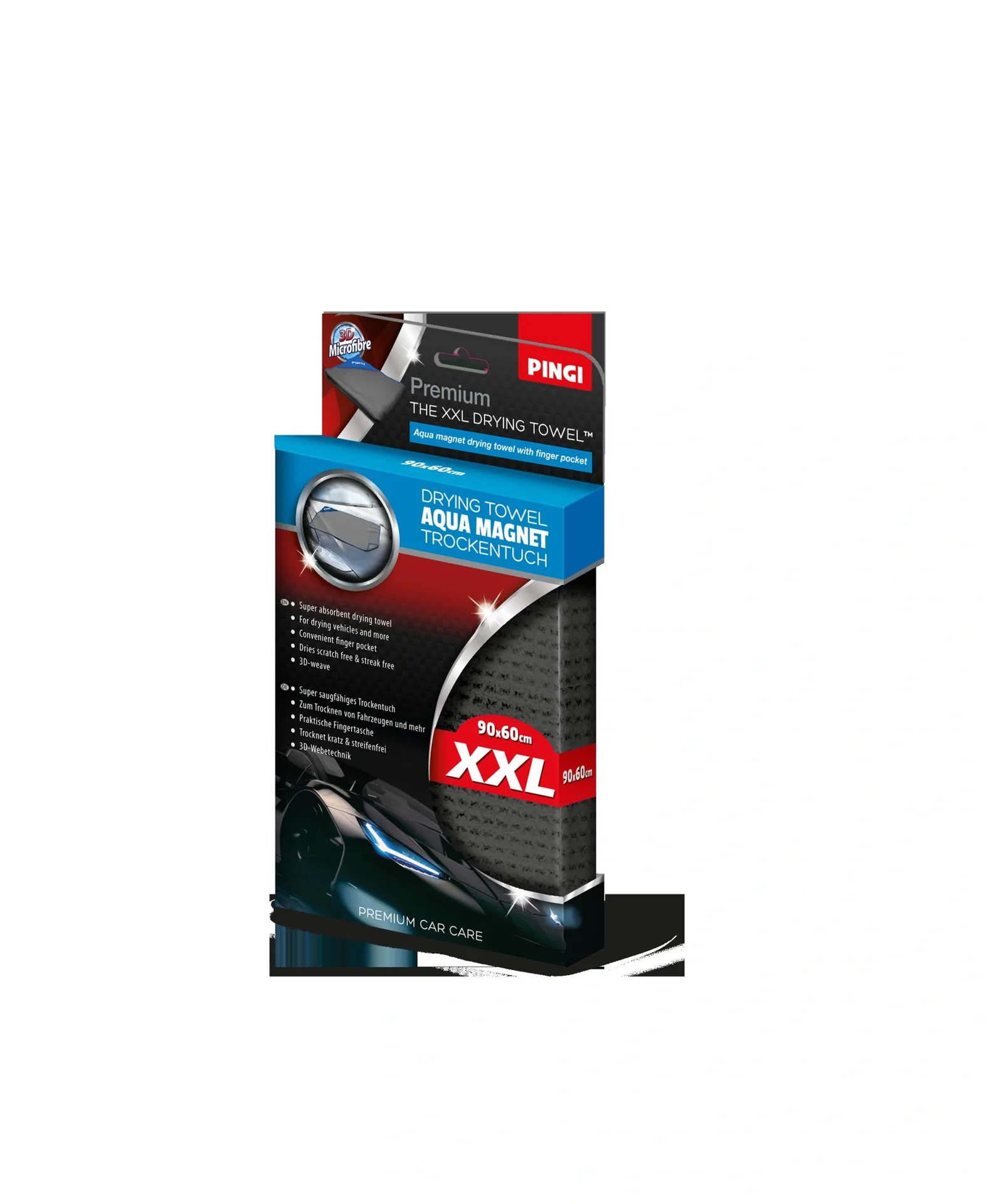 Premium XXL Mikrofaser-Tuch - 3D-Mikrofaser-Gewebe - 6