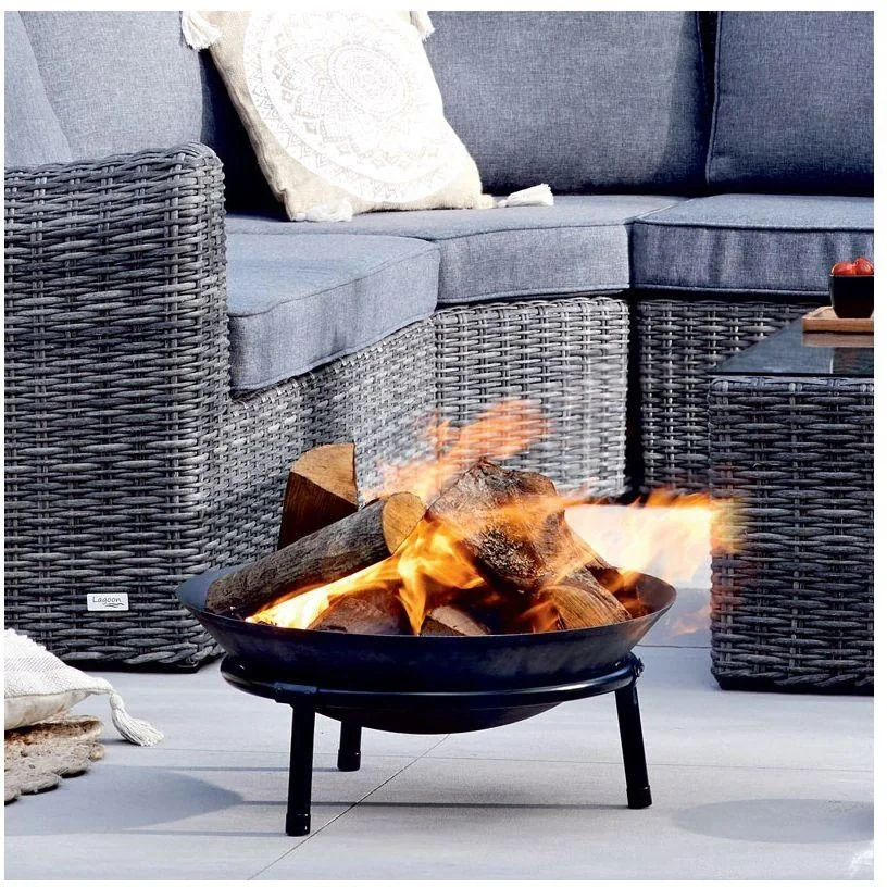 Feuerschale - Ø76 x 30 cm - Schwarz - 2