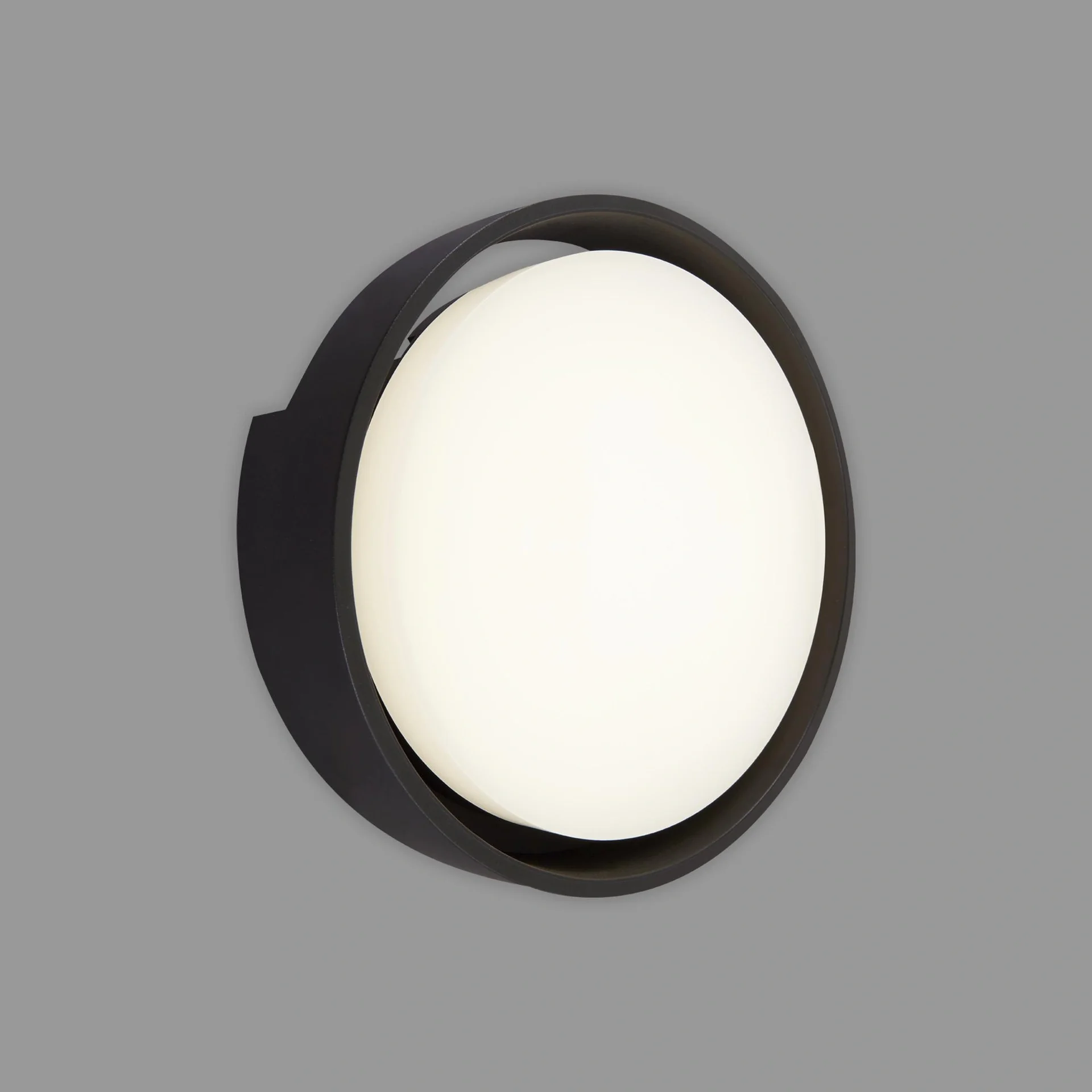 GENUA LED Außenwandleuchte, schwarz, IP44, 18 Watt, 1.500 lm, 4.000 K - 4