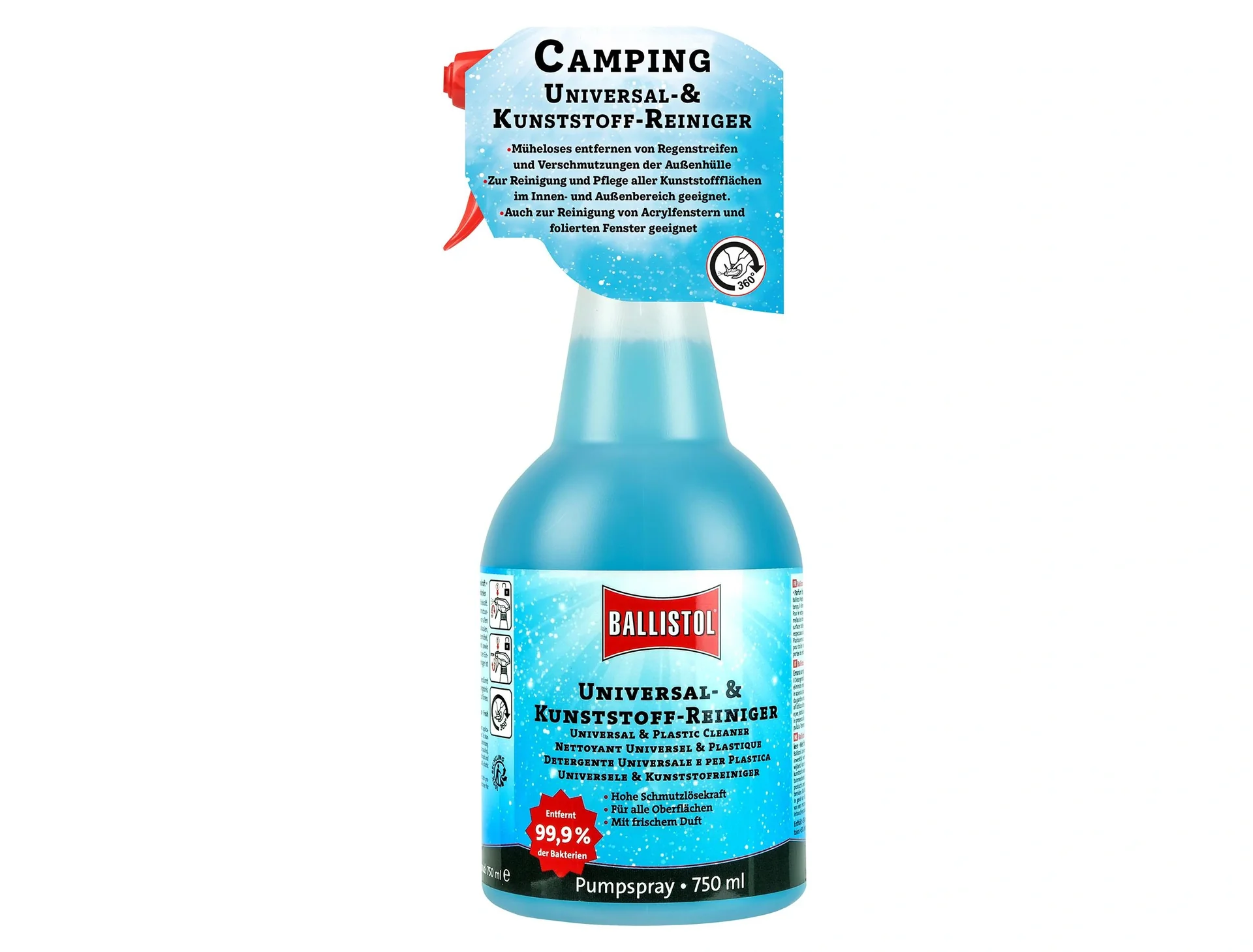 Ballistol Camping Universal Kunststoffreiniger 750 ml - 1