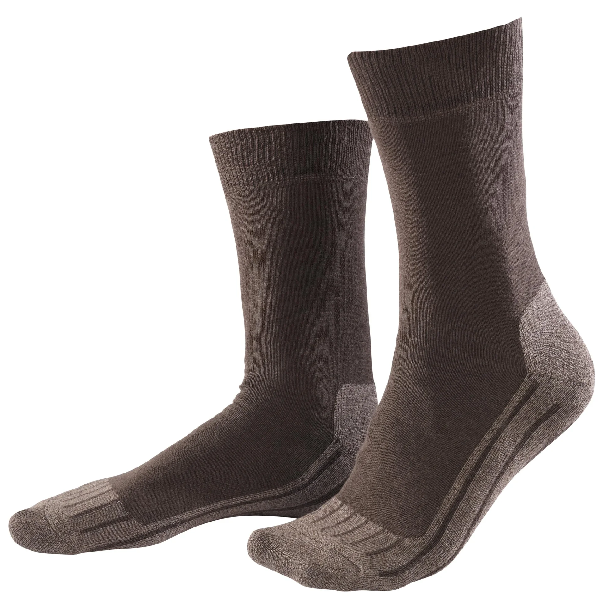 Wandersockenn 2er Pack, Farbe braun, Gr.43/46 - 2