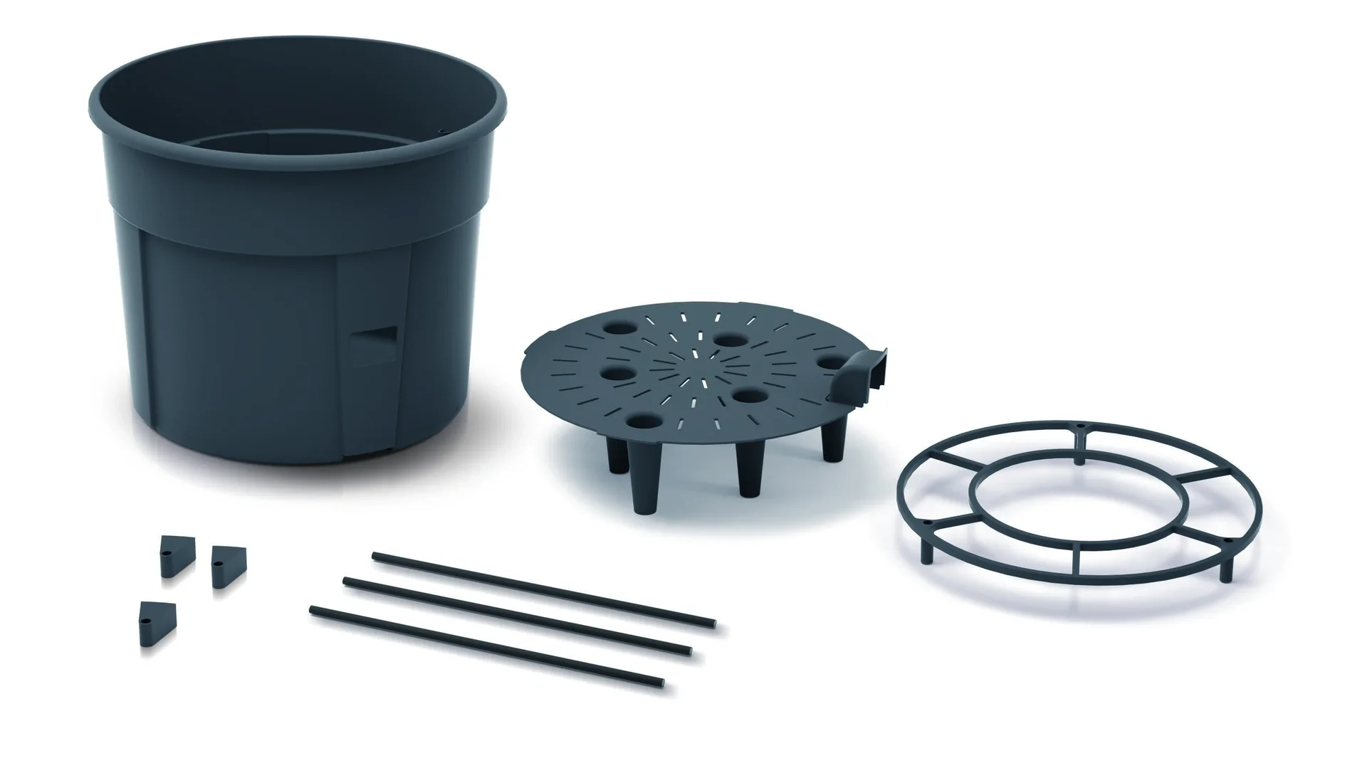 Anzuchttopf für Tomaten "Grow 2", Ø 392 mm, anthrazit - 6