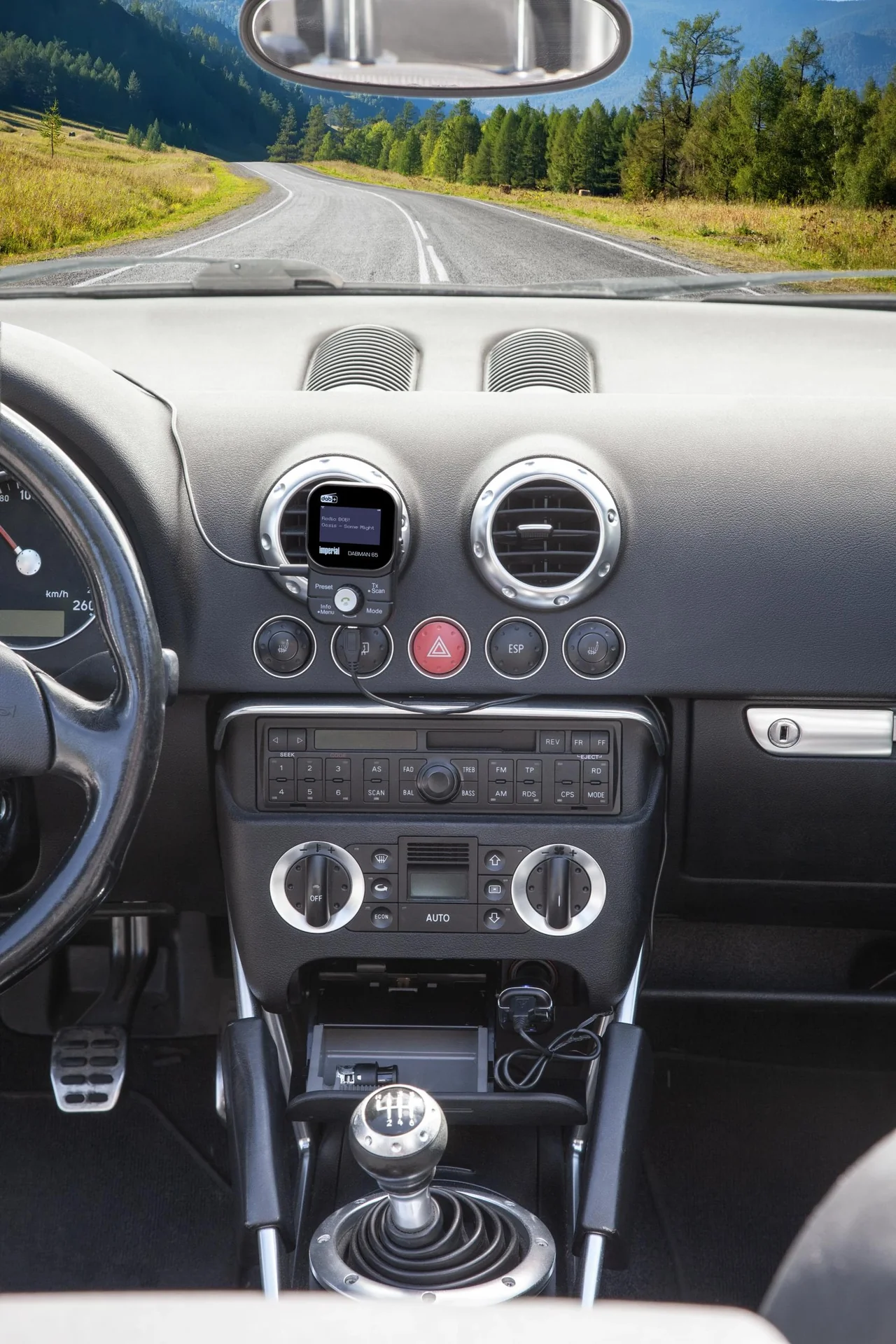 mobiler DAB+ Empfänger Dabman 65 (Akku, FM Transmitter für Auto, Bluetooth, Magnet Halter; Antenne) schwarz - 9