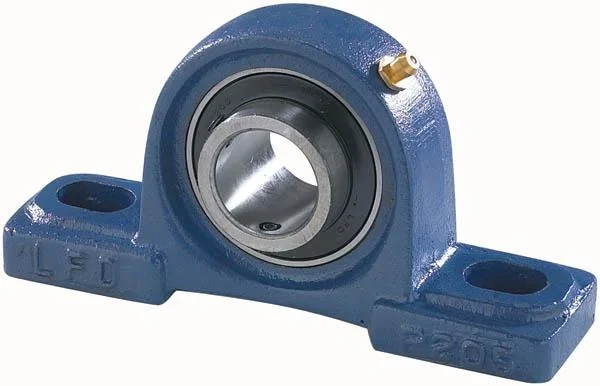 2-Loch Stehlager mit Gussgehäuse, für 40 mm Welle - 1