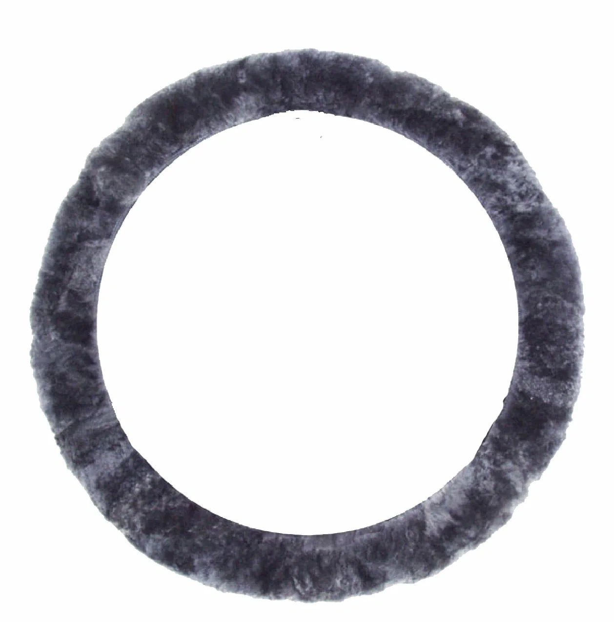 Lammfell-Lenkradhülle anthrazit - 1